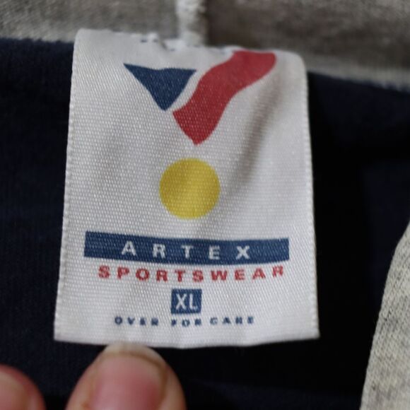 Artex Navy Blue Hooded Newport Rhode Island Hoodie XL - Picture 11 of 12